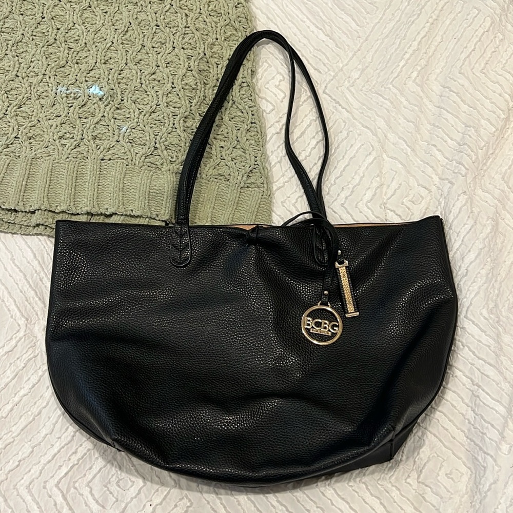 BCBG Black tote bag